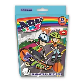 Filctoll készlet, GRANIT &quot;Arti Kids&quot;, 12 különböző szín