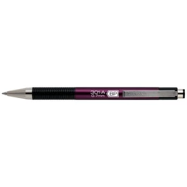 Golyóstoll, 0,24 mm, nyomógombos, mályva tolltest, ZEBRA &quot;F-301 A&quot;, kék