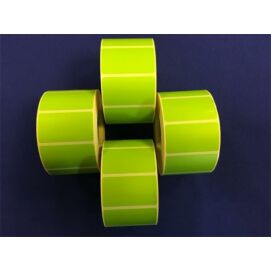 Etikett, thermo, 25x45 mm, 1000 etikett/tekercs, zöld