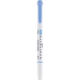 Szövegkiemelő, 1,0/3,5 mm, kétvégű  ZEBRA "Mildliner Cool & Refined" kék