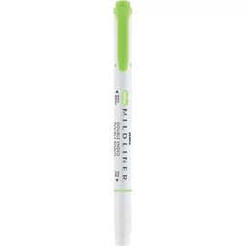 Szövegkiemelő, 1,0/3,5 mm, kétvégű ZEBRA &quot;Mildliner Cool &amp; Refined&quot; zöld