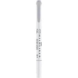 Szövegkiemelő, 1,0/3,5 mm, kétvégű ZEBRA &quot;Mildliner Cool &amp; Refined&quot; szürke