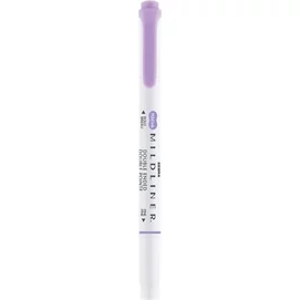 Szövegkiemelő, 1,0/3,5 mm, kétvégű  ZEBRA "Mildliner Cool & Refined" lila