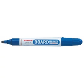 Táblamarker, 2,6 mm, kúpos, ZEBRA &quot;Board Marker&quot;, kék