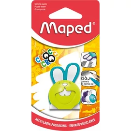 Puzzle radír, MAPED &quot;Croc Croc Puzzle&quot;, nyuszi, vegyes színek