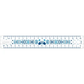 Vonalzó, műanyag, törhetetlen, 20 cm, MAPED &quot;Study Unbreakable Fancy&quot;, vegyes színek (szín nem választható)