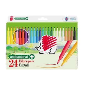 Filctoll készlet, 1 mm, antibakteriális, ICO &quot;Süni 300&quot;, 24 különböző szín