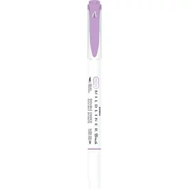 Ecsetirón, kétvégű ZEBRA &quot;Mildliner Cool &amp; Refined&quot;, lila