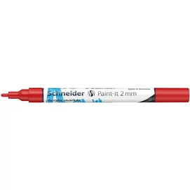 Dekormarker, akril, 2 mm, SCHNEIDER &quot;Paint-It 310&quot;, piros