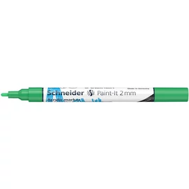 Dekormarker, akril, 2 mm, SCHNEIDER &quot;Paint-It 310&quot;, zöld