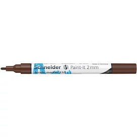 Dekormarker, akril, 2 mm, SCHNEIDER "Paint-It 310", barna