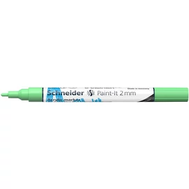 Dekormarker, akril, 2 mm, SCHNEIDER &quot;Paint-It 310&quot;, pasztellzöld