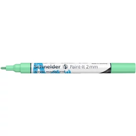 Dekormarker, akril, 2 mm, SCHNEIDER "Paint-It 310", pasztellzöld
