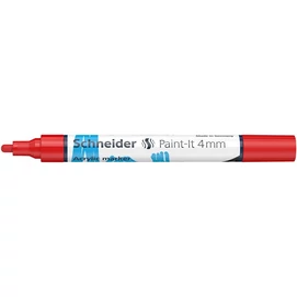 Akril marker, 4 mm, SCHNEIDER "Paint-It 320", piros