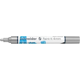 Dekormarker, akril, 4 mm, SCHNEIDER &quot;Paint-It 320&quot;, ezüst
