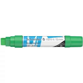 Dekormarker, akril, 15 mm, SCHNEIDER &quot;Paint-It 330&quot;, zöld