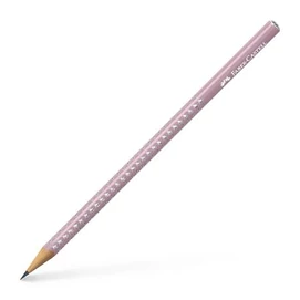 Grafitceruza, B, háromszögletű, FABER-CASTELL &quot;Sparkle&quot;, gyöngyház rózsaszín