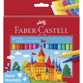 Filctoll készlet, FABER-CASTELL, 36 különböző szín &quot;Castle&quot;