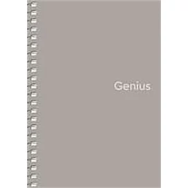 Spirálfüzet, A6, kockás, 80 lap, PP borító, SHKOLYARYK &quot;Genius&quot;, vegyes
