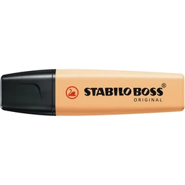 Szövegkiemelő, 2-5 mm, STABILO &quot;BOSS original Pastel&quot;, fakó narancs