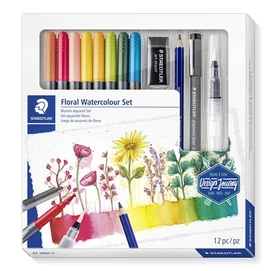 Ecsetirón készlet, kétvégű, STAEDTLER &quot;Mixed Set 5&quot;, 8 különböző szín