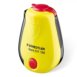 Hegyező, egylyukú, tartályos, STAEDTLER &quot;Noris 511 120&quot;, sárga