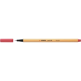 Tűfilc, 0,4 mm, STABILO &quot;Point 88&quot;, rozsdavörös