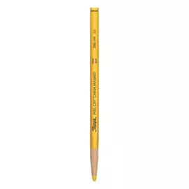 Jelölőceruza, 2,0 mm, SHARPIE "Peel-Off China marker", sárga