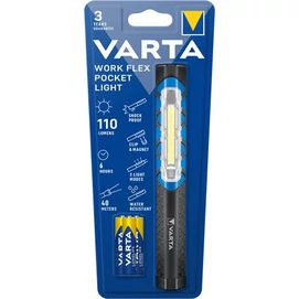 Elemlámpa, LED, 3xAAA, VARTA &quot;Work flex&quot;