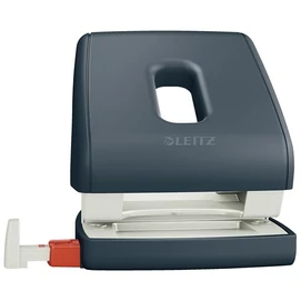 Lyukasztó, kétlyukú, 30 lap, LEITZ &quot;Cosy&quot;, bársonyszürke