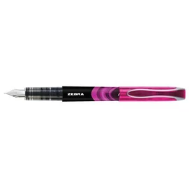 Töltőtoll, 0,6 mm, ZEBRA &quot;Fountain pen&quot;, pink