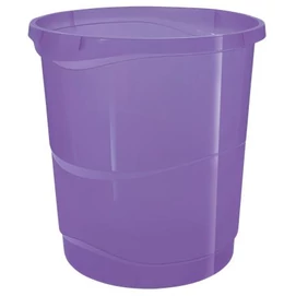 Papírkosár, 14 liter, ESSELTE &quot;Colour`Breeze&quot;, áttetsző levendula