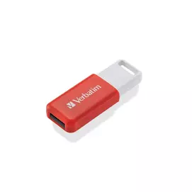 Pendrive, 16GB, USB 2.0, VERBATIM &quot;Databar&quot;, piros