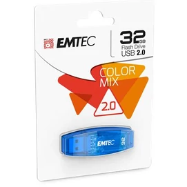 Pendrive, 32GB, USB 2.0, EMTEC &quot;C410 Color&quot;, kék