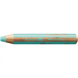 Színes ceruza, kerek, vastag, STABILO &quot;Woody 3 in 1 Pastel&quot;, pasztell kék