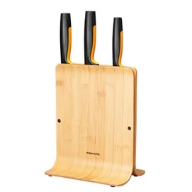 Késblokk, bambusz, 3 késes, FISKARS &quot;Functional Form™&quot;