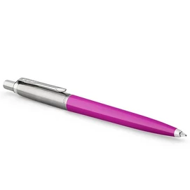 Golyóstoll, 0,7 mm, ezüst színű klip, magenta tolltest, PARKER &quot;Royal Jotter Originals&quot;, kék