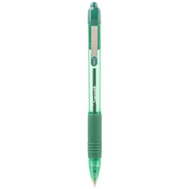 Golyóstoll, 0,27 mm, nyomógombos, ZEBRA &quot;Z-Grip Smooth&quot;, zöld