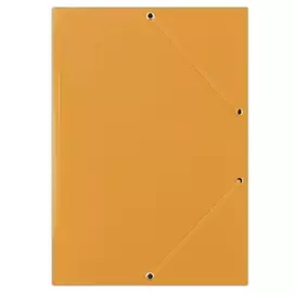 Gumis mappa, karton, A4, DONAU "Standard", narancssárga