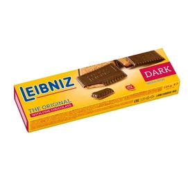 Keksz, 125g, LEIBNIZ &quot;Choco&quot;, étcsokoládés