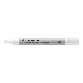 Krétamarker, 2,4 mm, kúpos, STAEDTLER "Lumocolor® 344", fehér