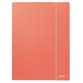 Gumis mappa, karton, A4, ESSELTE &quot;Colour`Breeze&quot;, korall