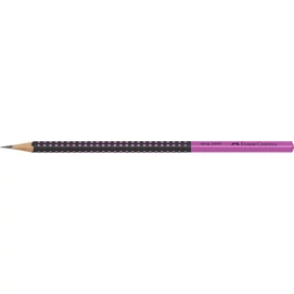 Grafitceruza, HB, háromszögletű, FABER-CASTELL &quot;Grip 2001&quot;, fekete,rózsaszín