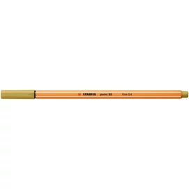 Tűfilc, 0,4 mm, STABILO &quot;Point 88&quot;, khaki