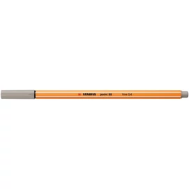 Tűfilc, 0,4 mm, STABILO &quot;Point 88&quot;, melegszürke