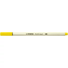 Ecsetirón, STABILO "Pen 68 brush", citromsárga