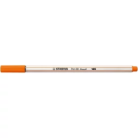 Ecsetirón, STABILO "Pen 68 brush", élénknarancs
