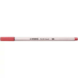 Ecsetirón, STABILO &quot;Pen 68 brush&quot;, rozsdavörös