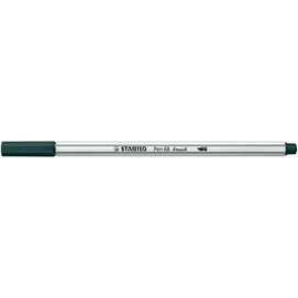 Ecsetirón, STABILO &quot;Pen 68 brush&quot;, földeszöld