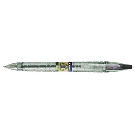 Golyóstoll, 0,27 mm, nyomógombos, PILOT &quot;B2P EcoBall&quot;, fekete
